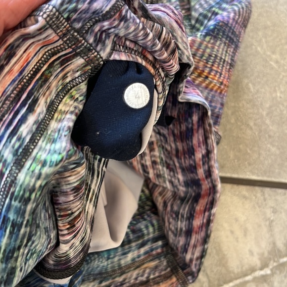 🍋 Lululemon Wunder Train High-Rise Tight 25” Digital Oasis White Multi Size 4 - Picture 7 of 11